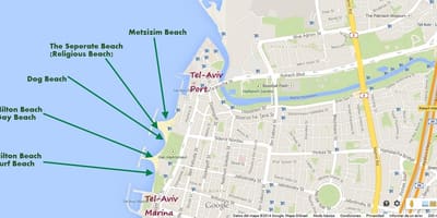 Mapa namal Tel Aviv