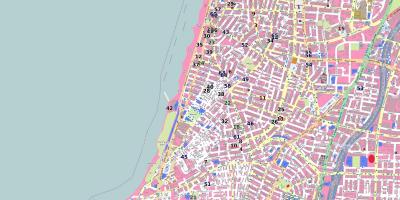 Mapa shenkin street Tel Aviv