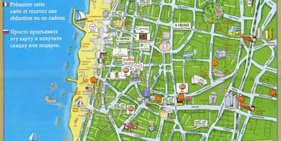 Tel Aviv atrakce mapa