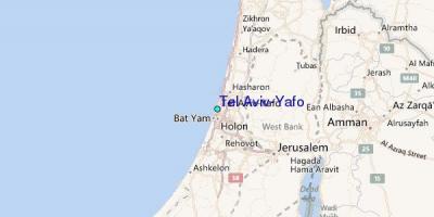 Mapa Tel Aviv yafo 